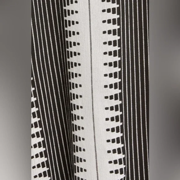 Elan Cutout Tie Front Maxi Cover-Up Sundress In Black/white Kenya Size
Medium - Picture 3 of 7